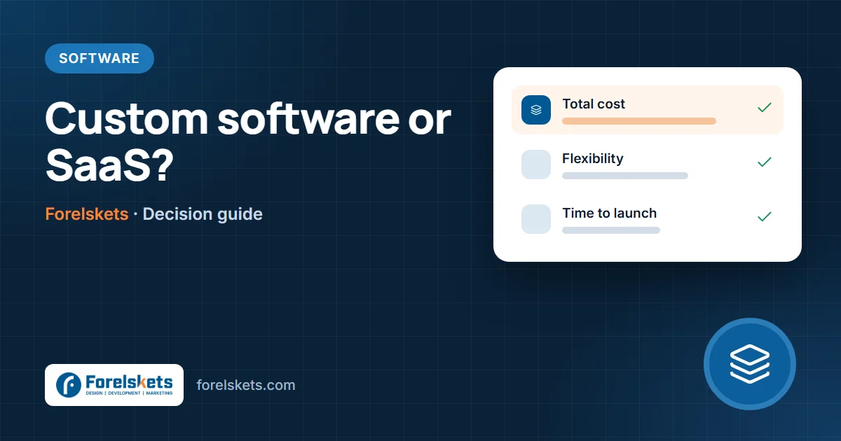 Custom Software vs SaaS: Making the Right Business Choice