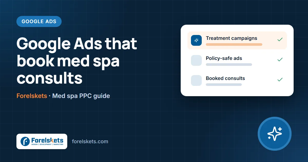 Google Ads for Med Spas: Campaigns That Book Consultations