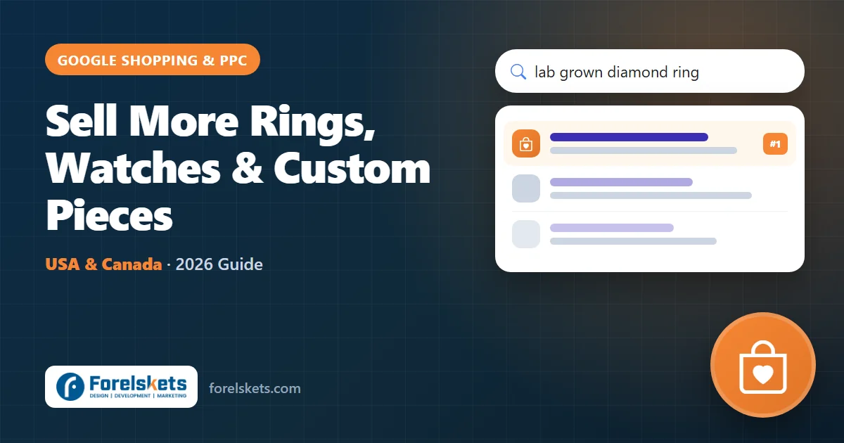 Google Shopping & PPC for Jewelry Stores: Sell More Rings, Watches & Custom Pieces
