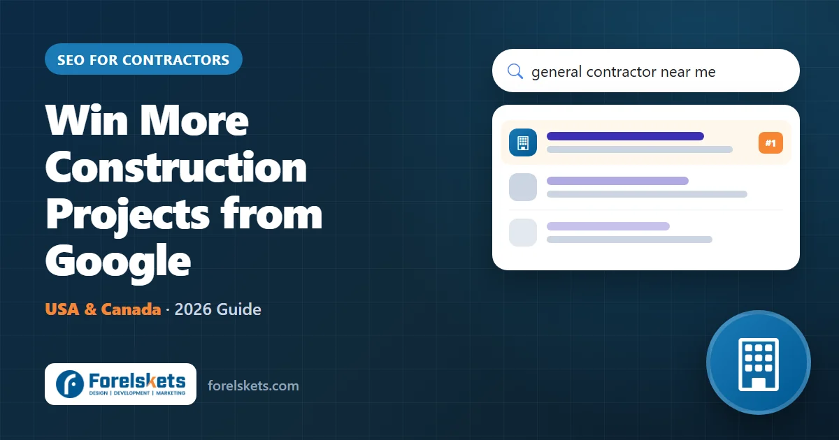 SEO for Construction Companies & Contractors: Win More Projects from Google
